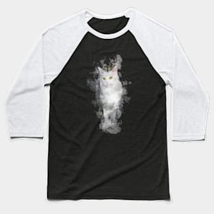 WATER COLOR CAT Baseball T-Shirt